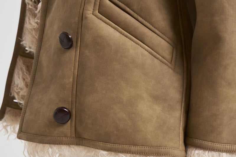 Giubbotto donna Clea beige MA0427FA C3A01E50TA MARANT ETOILE 