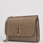 Borsa donna "Amberley" Clutch taupe beige RL8191 641F924 MULBERRY 