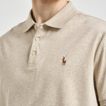 Polo uomo beige 710704319 502 RALPH LAUREN 