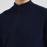 Cardigan uomo con zip blu 5100044 S00B4V0020 STONE ISLAND 