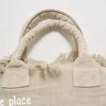 Borsa donna Vanity in lino beige VANITYLINEN 00275H MC2 SAINT BARTH 