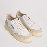 Sneakers donna medalist low in suede e bianca AULW LS33 AUTRY 