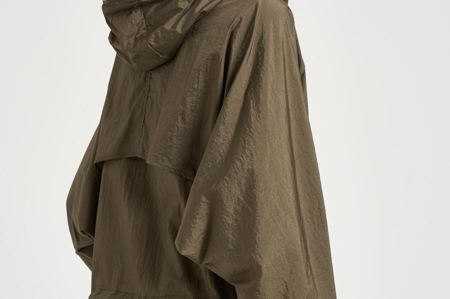 Giubbotto donna in tessuto tecnico verde oliva GI000356D 127017730 HERNO 