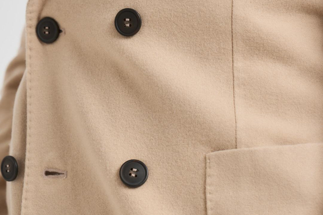 Giacca uomo doppiopetto beige CN5120 1084F CIRCOLO 1901 