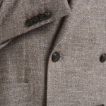 Giacca uomo doppiopetto in lana tortora 1SMC20K C90044T1250 TAGLIATORE 