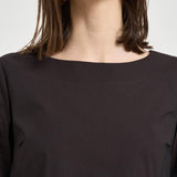 Blusa donna girocollo marrone F6SK06 W18 LIVIANA CONTI 