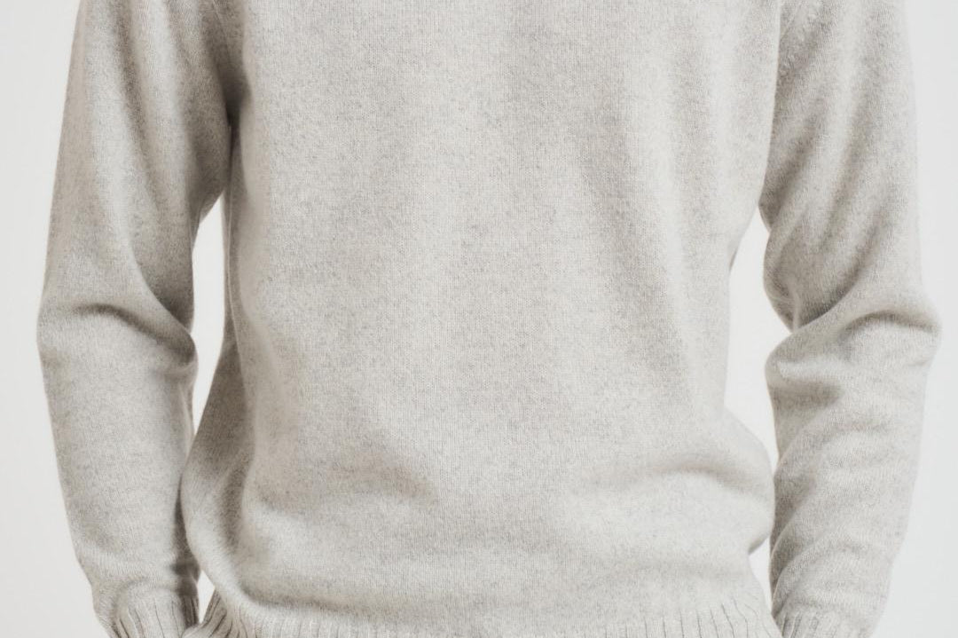 Maglia uomo girocollo grigio chiaro GC3ML WC7R900 FILIPPO DE LAURENTIS 