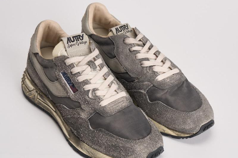 Sneakers uomo Reelwind low in suede grigio WVLM TN03 AUTRY 