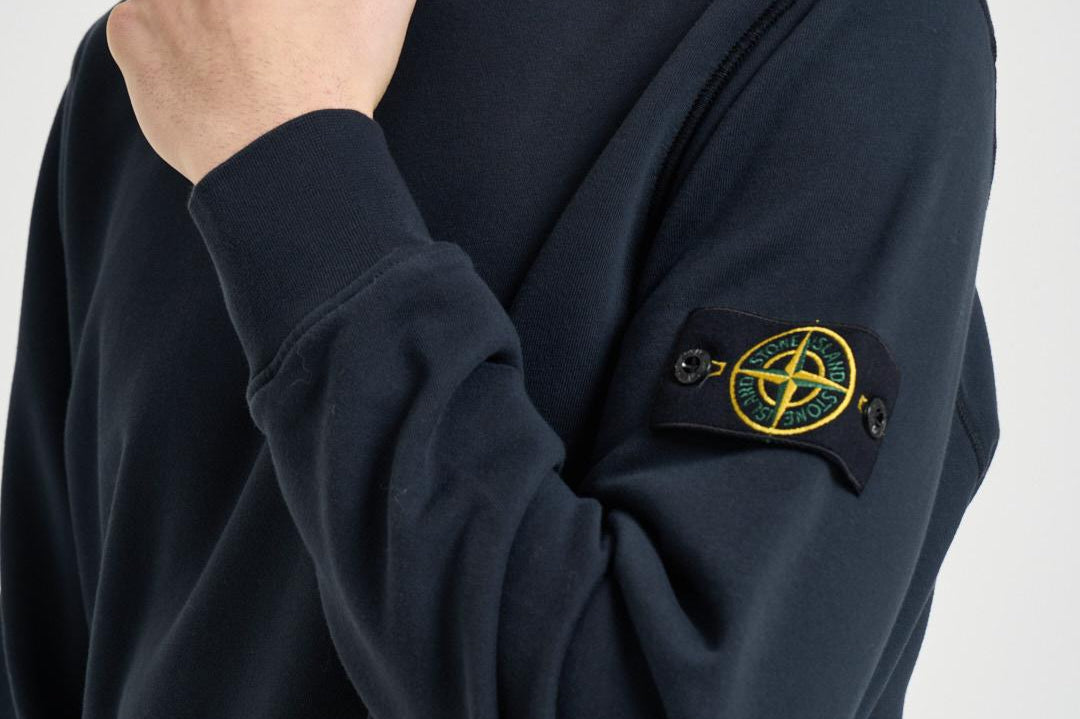 Felpa uomo girocollo blu 6100060 S0051V0020 STONE ISLAND 