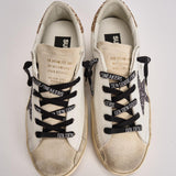 Sneakers donna Super star bianca e strass GWF00102 F00535882532 GOLDEN GOOSE 