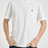 T-shirt uomo girocollo bianca TH2827 001 LACOSTE 