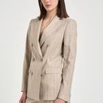 Tailleur donna beige TPARIGI10B 520101A3174 TAGLIATORE 