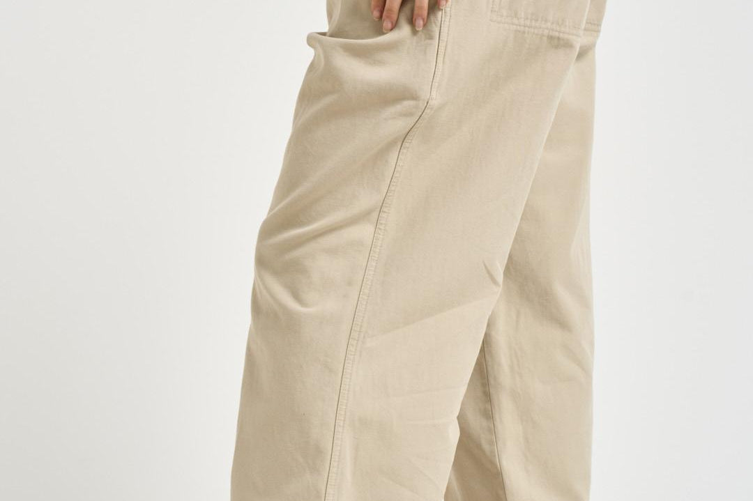 Pantalone donna beige a vita alta PA0634FA D1G04E90BE MARANT ETOILE 