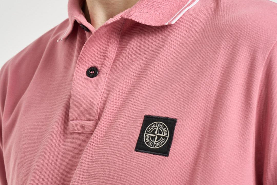 Polo uomo manica corta rosa 2200010 S0018V008G STONE ISLAND 
