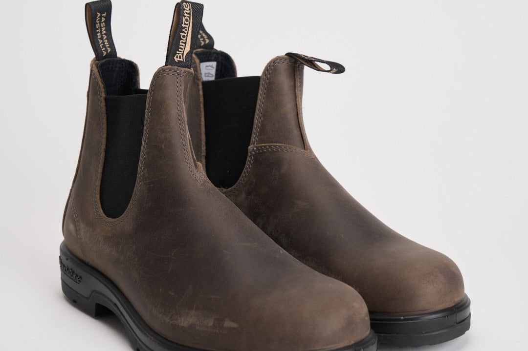 Stivale uomo tortora vintage 2446 CLAY BLUNDSTONE 