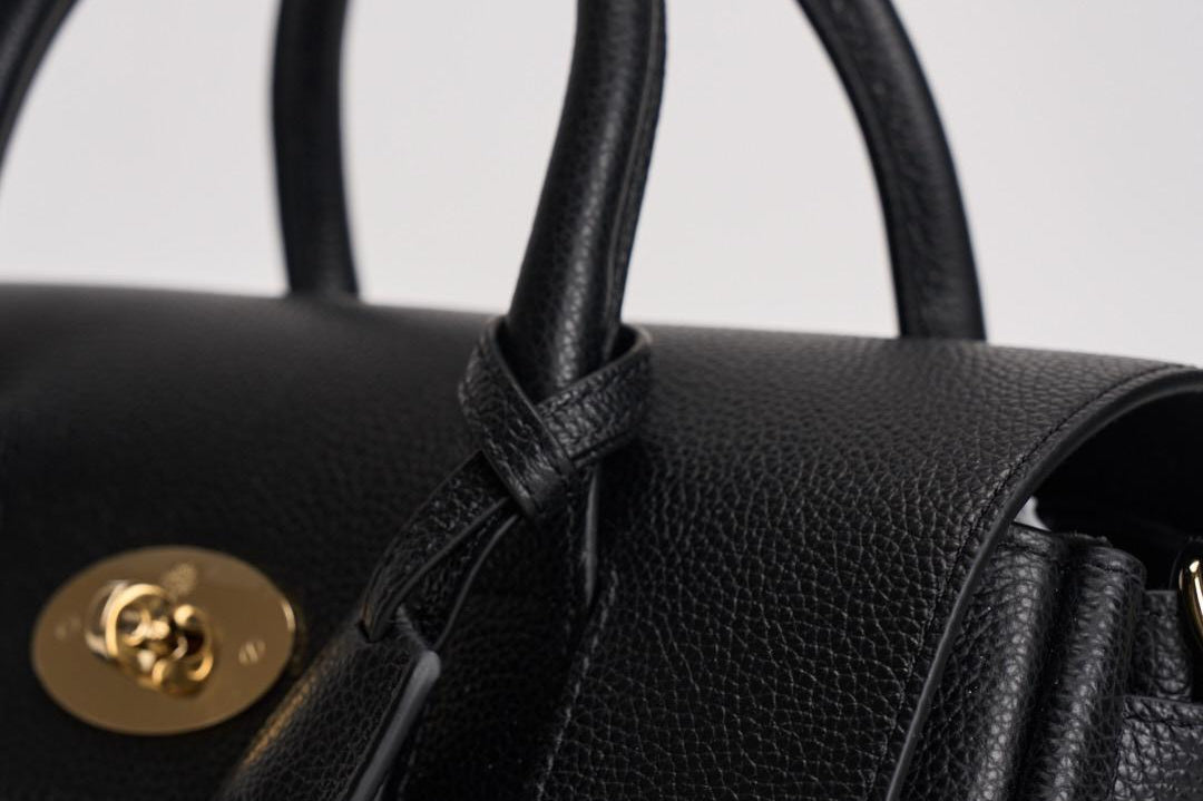 Borsa donna small Bayswater Satchel nera HH9216 A100 MULBERRY 