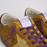 Sneakers uomo Super Star in suede cammello GMF00101 F00750482995 GOLDEN GOOSE 