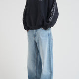Felpa uomo Boys con cappuccio nera HO06012 VINTAGEBLACK0027 RHUDE 