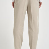 Pantalone uomo doppia pinces beige BELLOD 30001623 BRIGLIA 