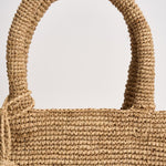 Borsa donna Colette in rafia naturale beige COLETTERAFFIA 00222L MC2 SAINT BARTH 