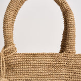 Borsa donna Colette in rafia naturale beige COLETTERAFFIA 00222L MC2 SAINT BARTH 