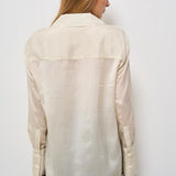 Camicia donna Bridget gessata panna 11033 MTL55 ANINE BING 