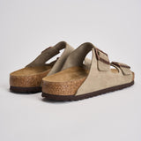 Sandalo arizona uomo in suede 951303U TAUPE BIRKENSTOCK 