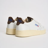 Sneakers uomo Medalist Low bianca e marrone AULM HJ03 AUTRY 