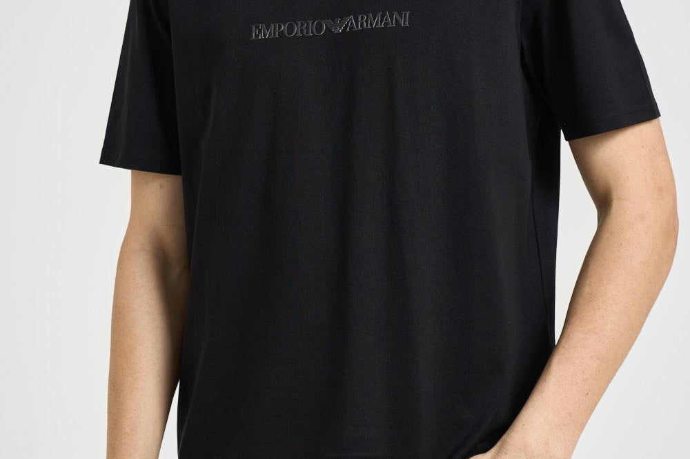 T-shirt uomo girocollo nera EM004583 AF13669MC540 EMPORIO ARMANI 