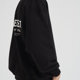 Felpa uomo girocollo nera OCM41115 BLACK REPRESENT 