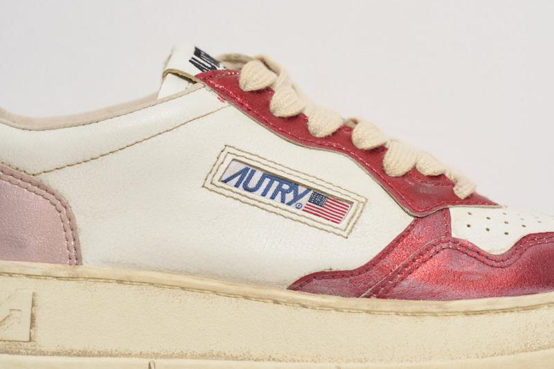 Sneakers donna Medalist super vintage rosa AVLW MT01 AUTRY 