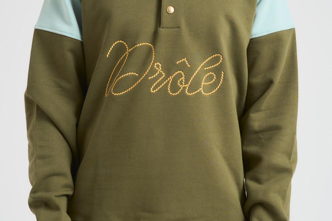 Polo uomo verde e celeste PL154 CO127LKK DROLE DE MONSIEUR 