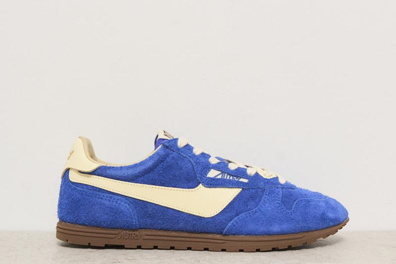 Sneakers uomo Windspin in suede blu SLMU B19 AUTRY 