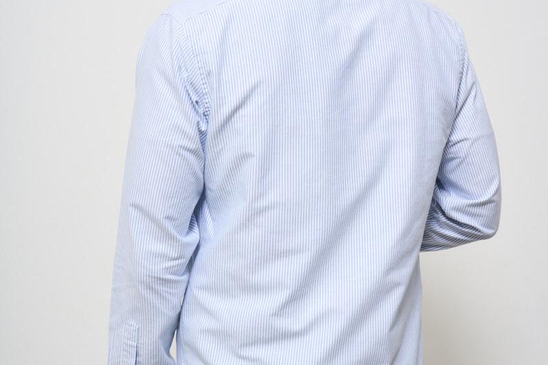 Camicia uomo Oxford celeste GMP00246 P00054880197 GOLDEN GOOSE 