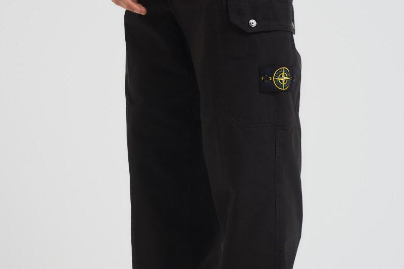 Pantalone uomo cargo nero 3100011 S0211V0029 STONE ISLAND 