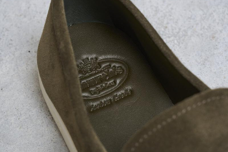 Mocassino uomo Portsmouth verde PORTSMOUTH MILITARY CHURCH'S 