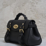 Borsa donna in pelle nera "Alexa" RL6595 736A100 MULBERRY 