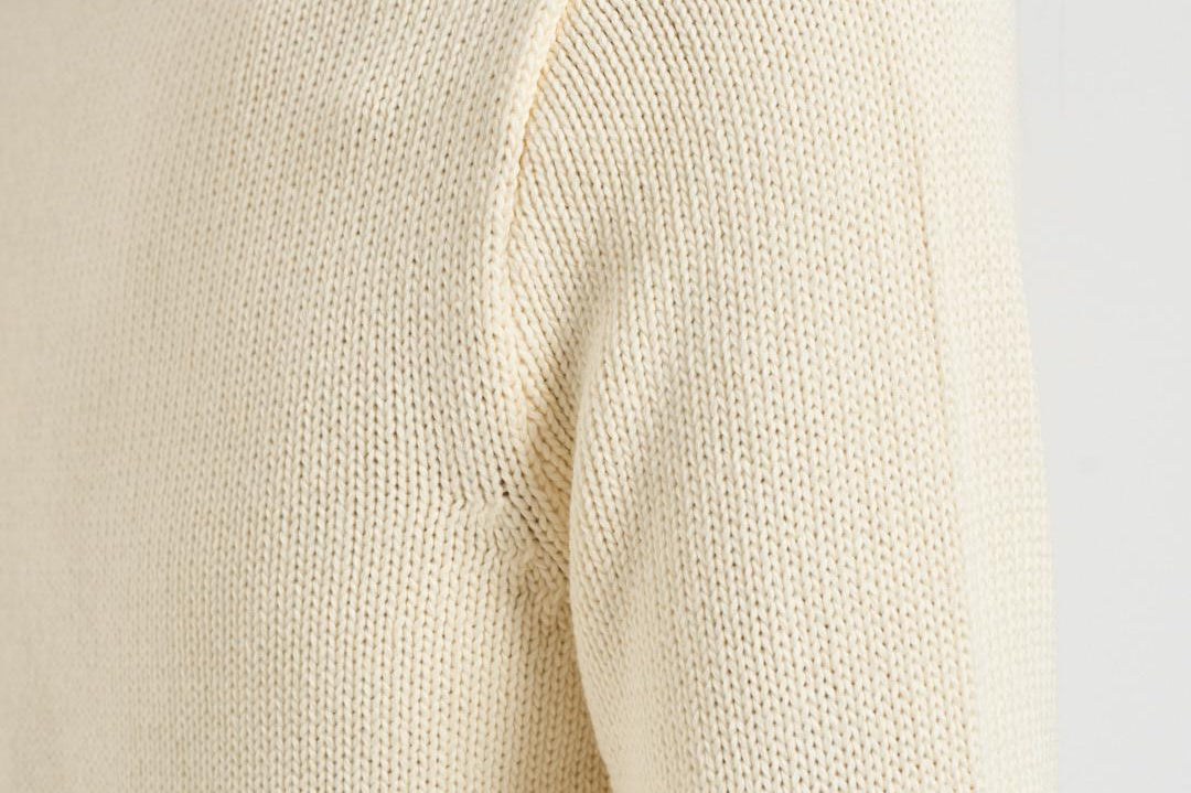 Maglia donna in cotone panna 211896939 002 RALPH LAUREN 