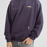 Felpa uomo con cappuccio viola MLM4270 PLUM REPRESENT 