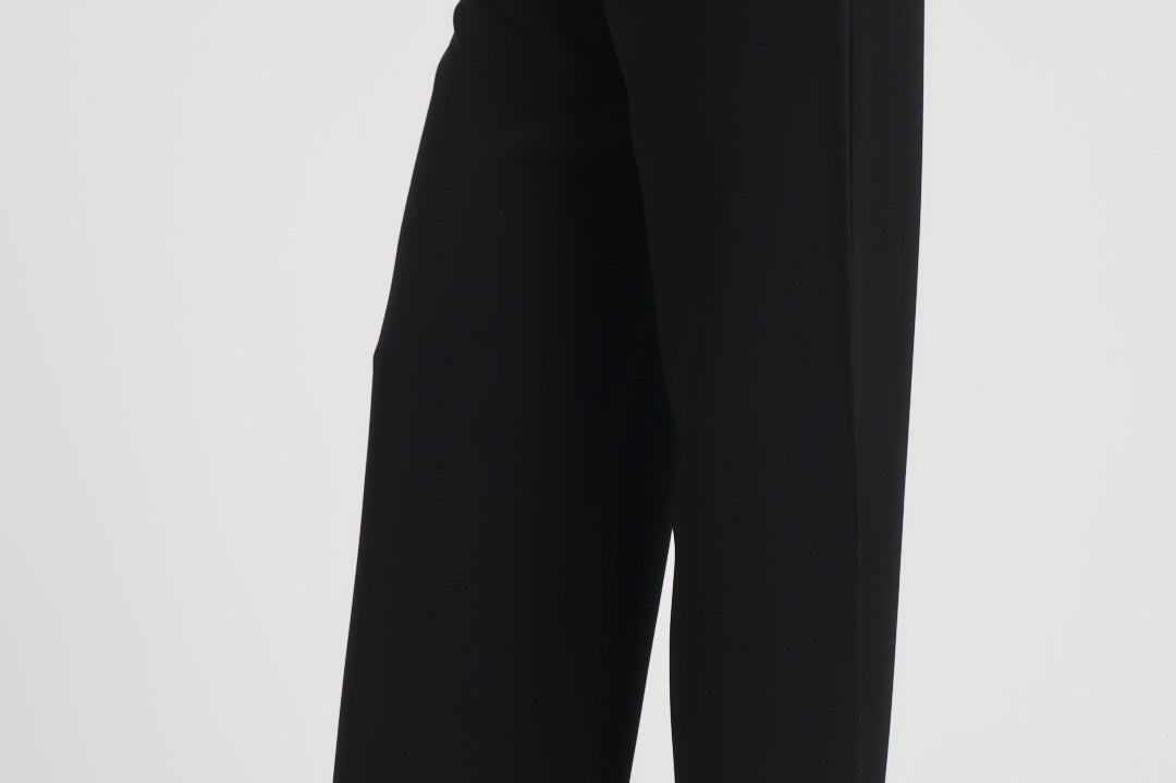 Pantalone donna largo in cady nero JEZ 001 MAX MARA STUDIO 