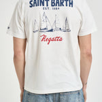 T-shirt uomo girocollo bianca Regatta SAILBOAT 10 MC2 SAINT BARTH 