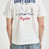 T-shirt uomo girocollo bianca Regatta SAILBOAT 10 MC2 SAINT BARTH 