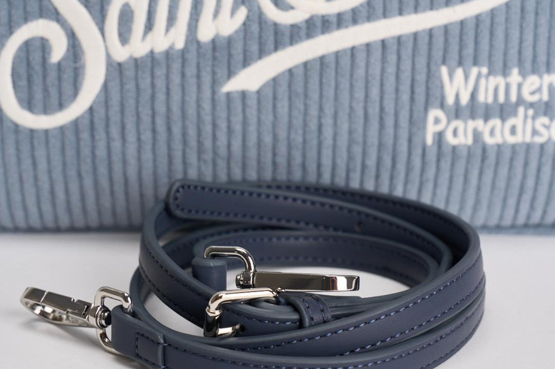 Pochette donna Parisienne Corduroy a coste celeste PARISIENNE COURD36 MC2 SAINT BARTH 