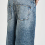Bermuda uomo in denim medio 309 BLUE VINTAGE WOODBIRD 