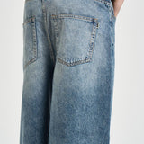 Bermuda uomo in denim medio 309 BLUE VINTAGE WOODBIRD 
