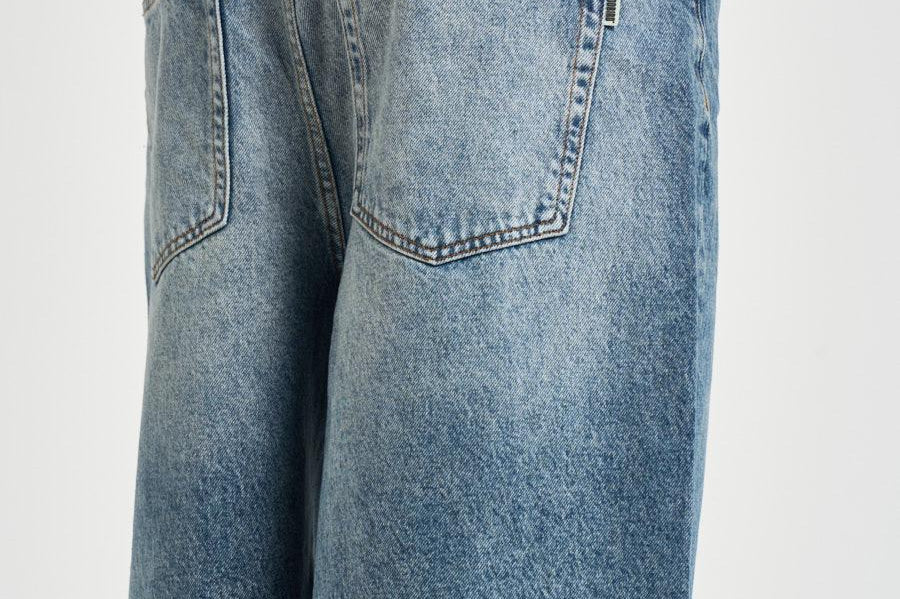 Bermuda uomo in denim medio 309 BLUE VINTAGE WOODBIRD 