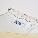 Sneakers uomo Medalist Low bianca e blu AULM BJ03 AUTRY 