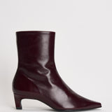 Stivaletti donna in pelle lucida bordeaux. S101164 02 ALOHAS 
