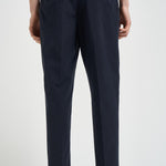 Pantalone uomo doppia pinces blu BELLOD 300519511 BRIGLIA 