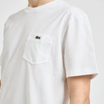 T-shirt uomo girocollo bianca TH2827 001 LACOSTE 